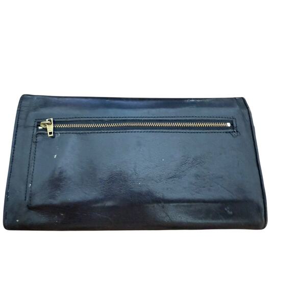 Vintage Coach Envelope Black Leather Wallet - Picture 2 of 4